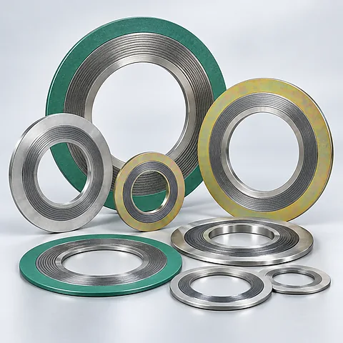 Industrial gaskets in several sizes