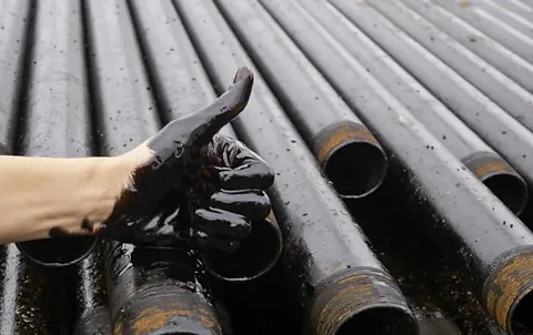 Industrial pipes ready for supply